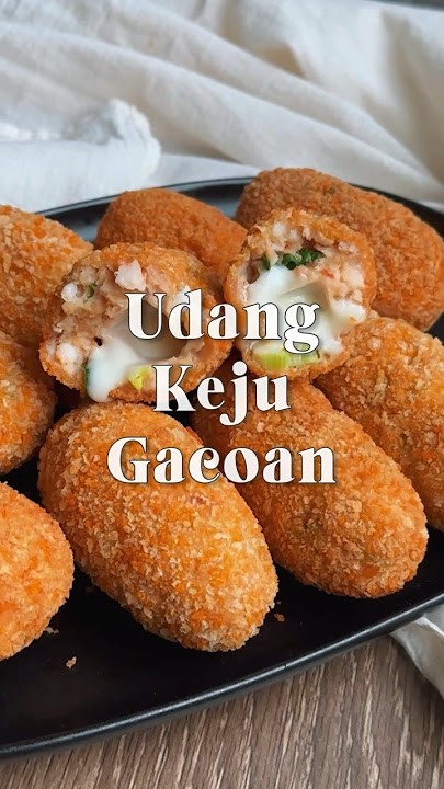 Dari pada cape ngantri mending bikin di rumah aja Guys🤭 'Udang Keju Ala Gacoan' #resepudangkeju