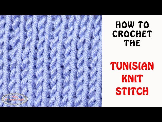 How to CROCHET TUNISIAN CABLES Easily 