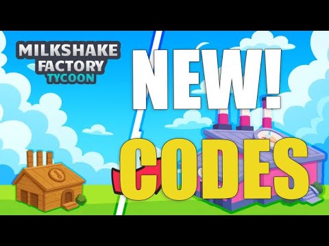 MILKSHAKE FACTORY TYCOON CODES 🥤[ROBLOX]🥤 - YouTube