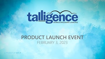 Talligence Product Launch | February 3, 2023