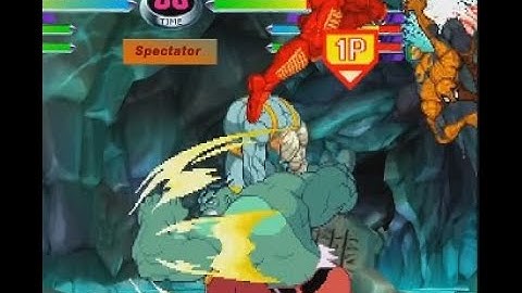 MvC2: Josh 360 Iron Man Interrupts Maximum Spider with Infinite