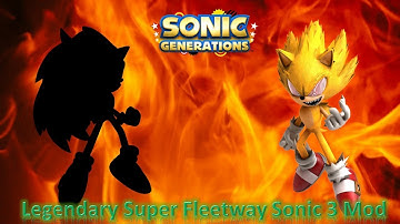 Sonic Generations (PC) Mod Part 211_ Fleetway Super Sonic 3 Mod (1080p60fps)