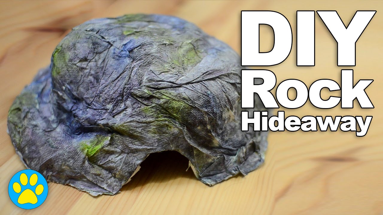 puppy paradise DIY Rock Hideaway For Hamsters