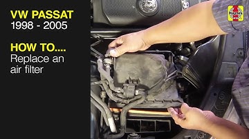 How to Replace the air filter on the Volkswagen Passat 1998 to 2005