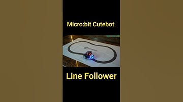 Micro:bit Cutebot Line Follower #microbit