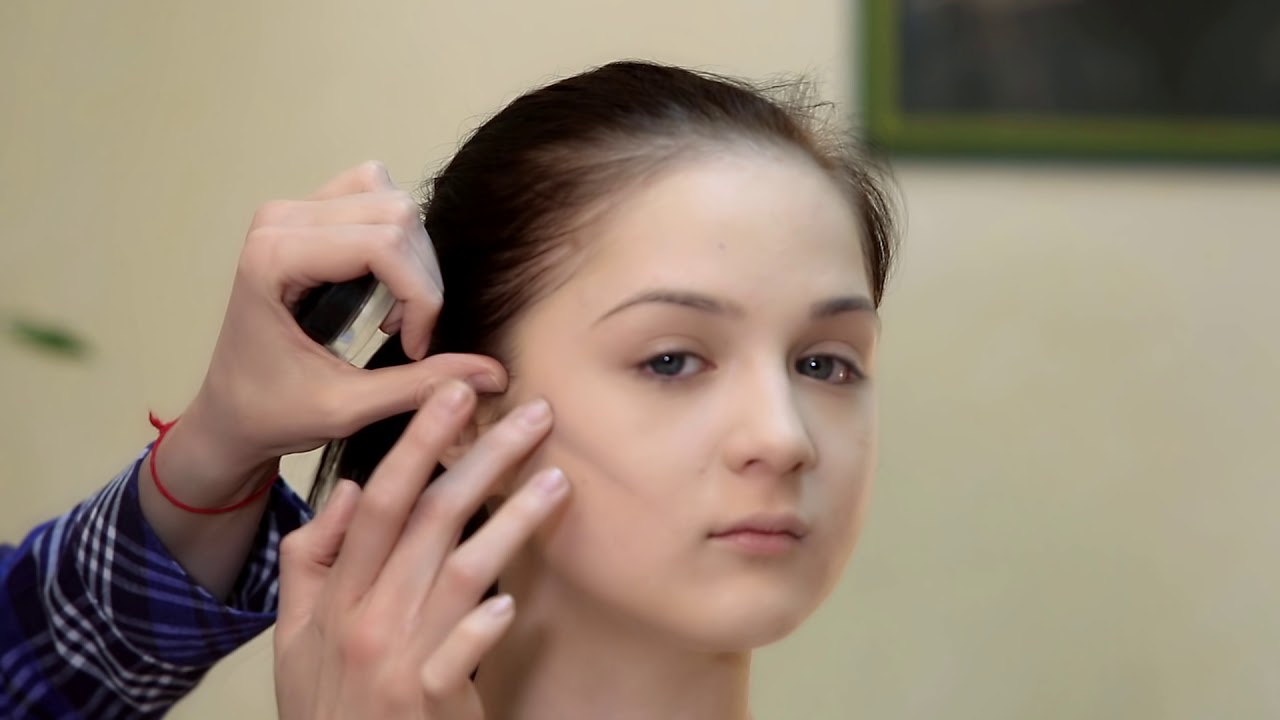 ⁣Коррекция круглого лица с помощью макияжа