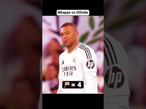 Mbappe vs offside