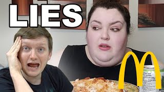 FOODIE BEAUTY LYING ABOUT MCDONALDS?