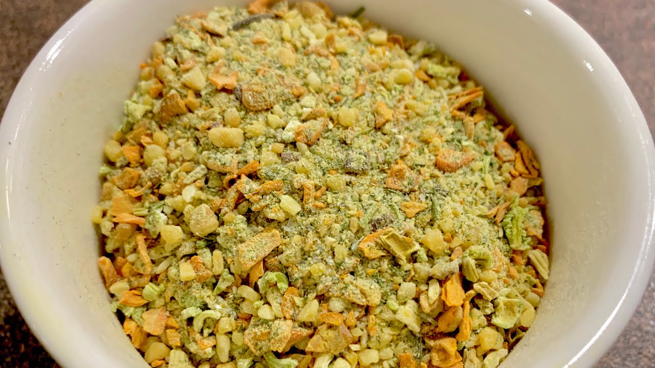 Зеленчукова универсална подправка - домашна, без вредни добавки... спестява сили и време в кухнята!