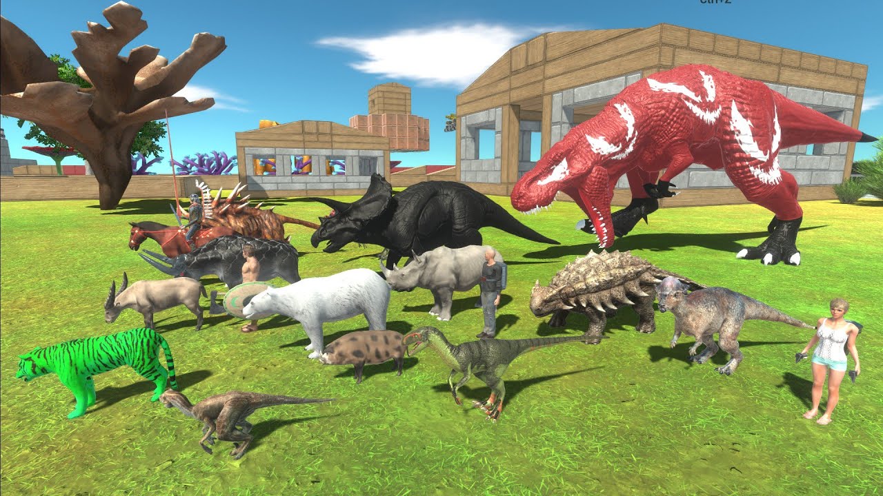 Escape from CARNAGE T REX - Animal Revolt Battle Simulator Escape from Monster