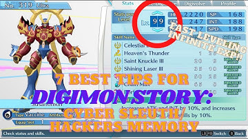 7 BEST TIPS for Digimon Cyber Sleuth Beginner and Advanced (INFINITE EXP) for  PS4/Switch/PS Vita