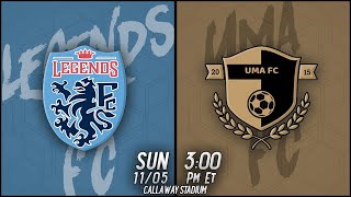 Legends FC v. UMA FC | UPSL GEORGIA Premier Division | November 05, 2023