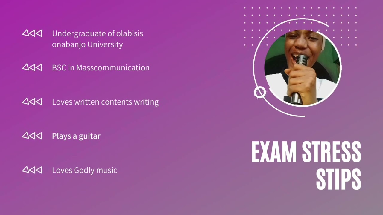 Exam and stress management tips