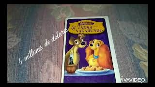 La Dama Y El Vagabundo 1 Y 2 Vhs