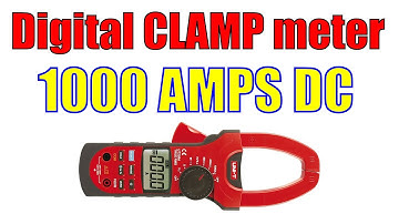 UT-209A 1000A 1000V AC/DC Clamp Meter.