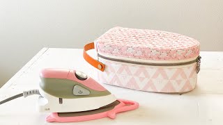 Travel Case for Mini Iron | Iron Storage | Oliso Mini Iron Case |  Fabric Sewing Bag DIY | 다리미가방 만들기