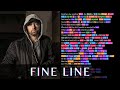 Eminem - Fine Line | Lyrics, Rhymes Highlighted