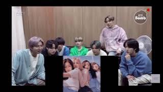 bts reaction to blackpink Photos.(FANMADE).💖