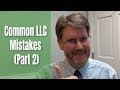 Avoid these Common Mistakes when Forming Your Single Member LLC