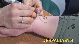 Small tatto Mehndi design and images for beginners ||