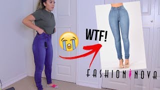 I Spent $300 On Fashion Nova Jeans // Size 3, 5, 7