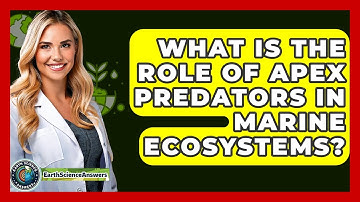 What Is The Role Of Apex Predators In Marine Ecosystems? - Earth Science Answers