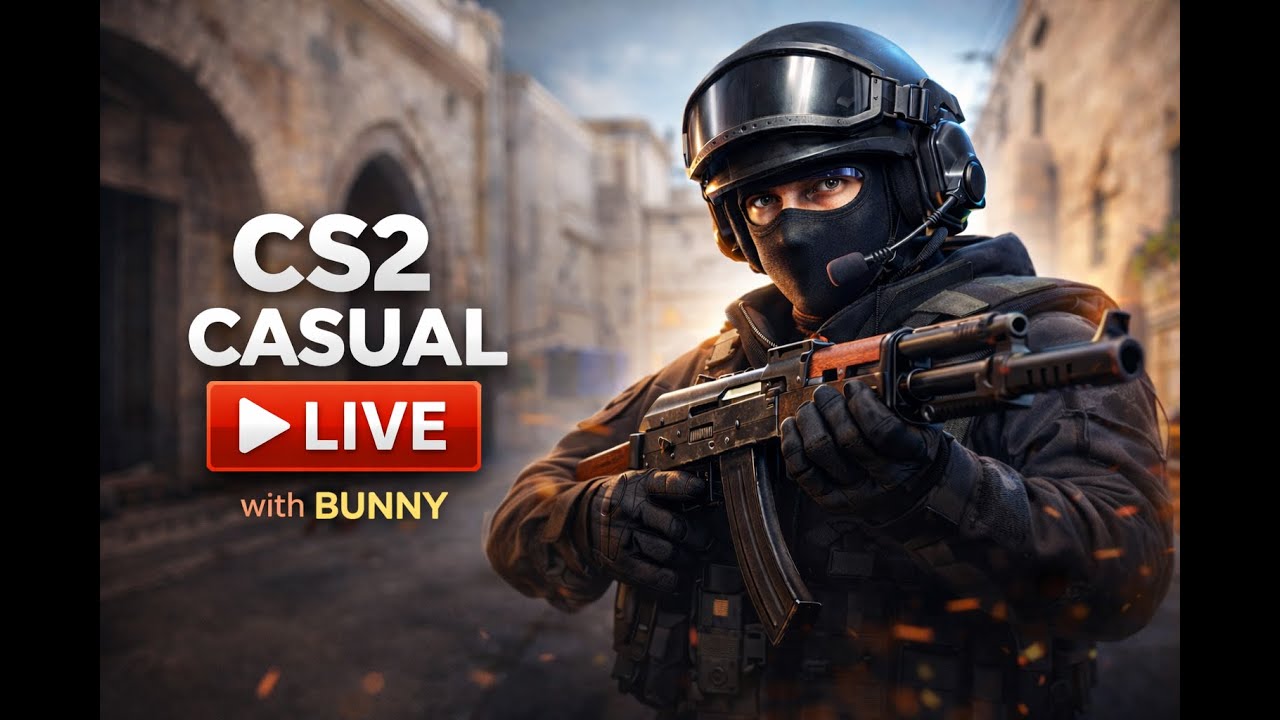 CS2 Casual LIVE 🔴 | Chill Gameplay | with BUNNY - YouTube