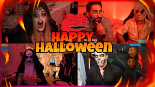 Happy Halloween | گیم های ترسناک در هالوین | کاسپلی هالووین استریمر ها