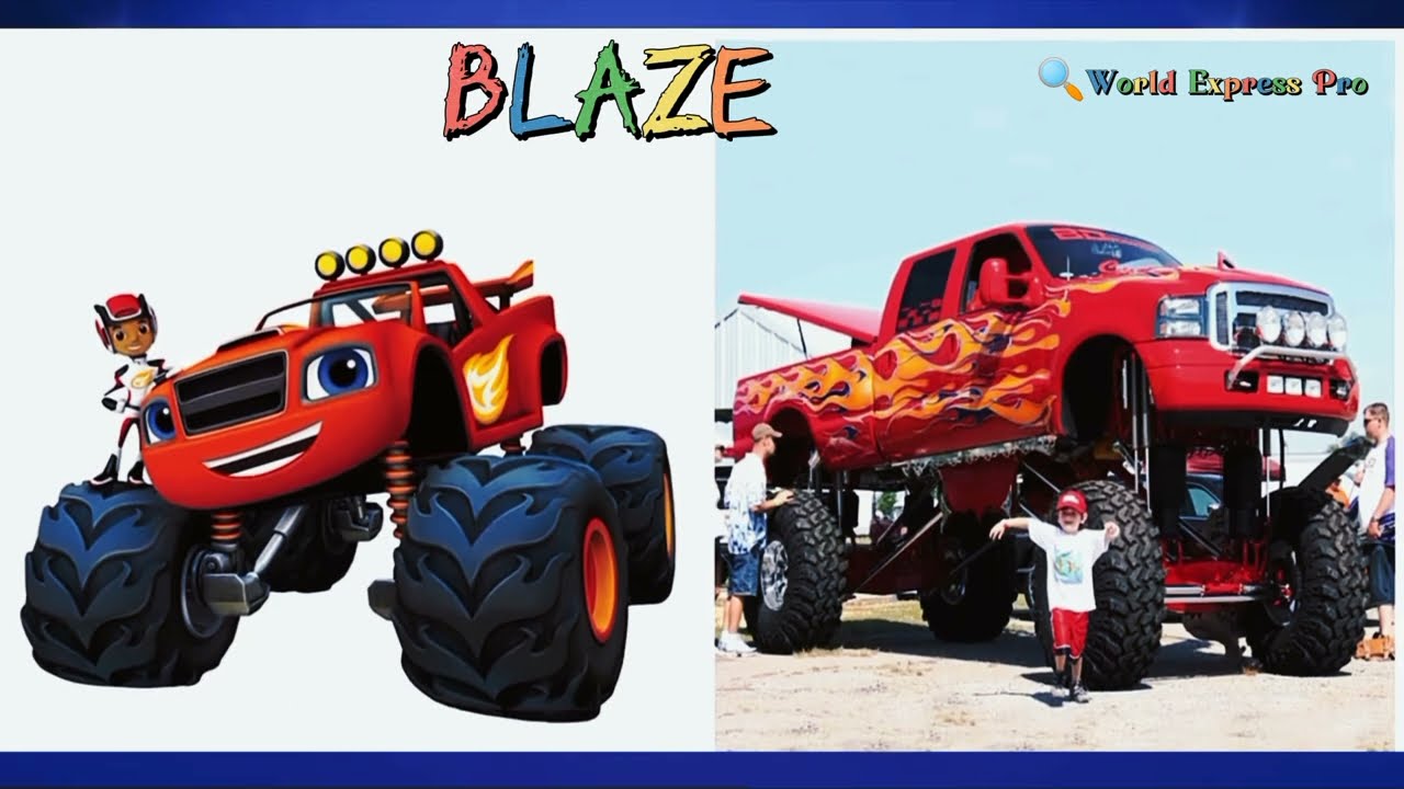 Blaze and the Monster Machines Characters in Real Life
