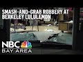 Berkeley police investigate smash-and-grab robbery at Lululemon store