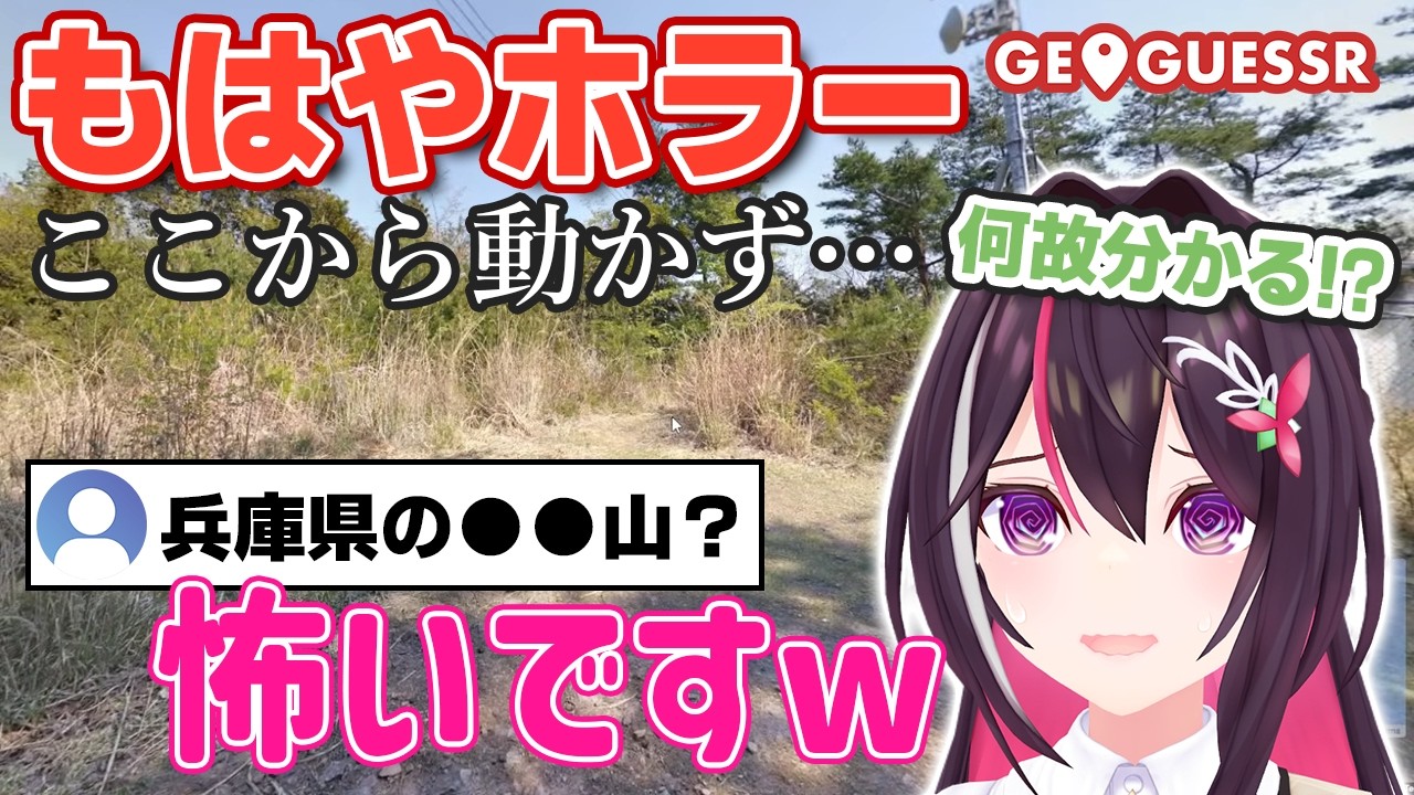 【GeoGuessr】日本のとある山頂の画像だけで山の名前を特定するリスナーに恐怖するあずきち【ホロライブ/AZKi/あずきち】