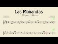 Las Mañanitas Partitura de Trompeta y Fliscorno