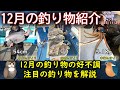 《12月の【釣り物】【船宿】紹介》【お勧め】の【注目】の釣り物を紹介します。【沖釣り】、【船】での釣りに関してです。