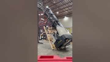 New Reach Truck Stand Up!