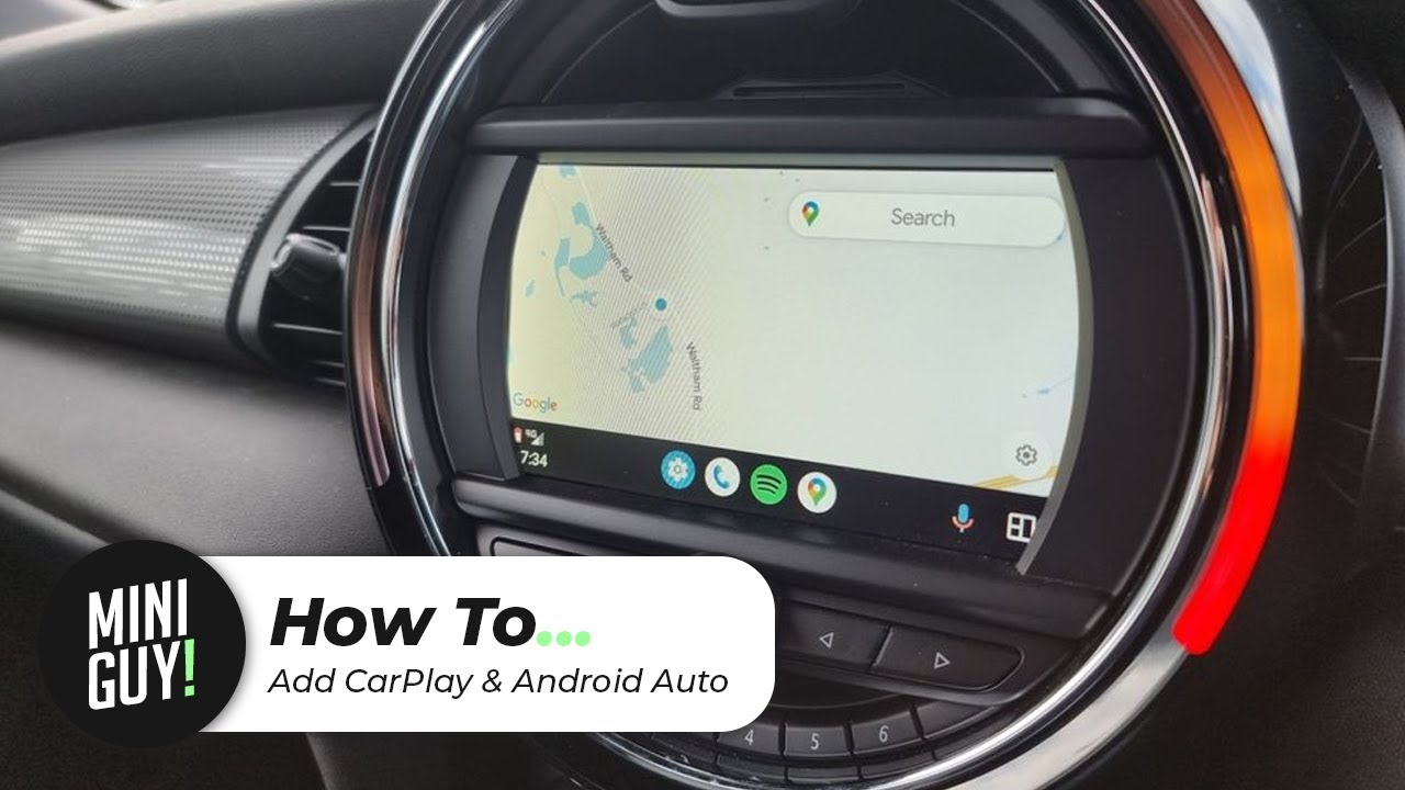 Apple Carplay sans fil et Android Auto sur MINI Cooper NBT