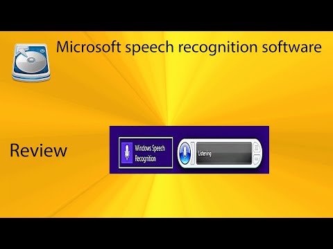 Microsoft speech recognition software