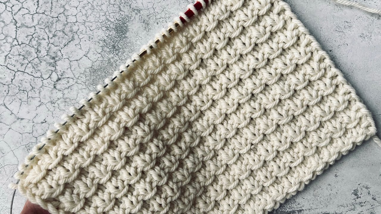 😍😱 Super Easy Texture Knitting Pattern - YouTube