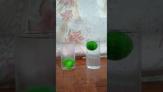 😱Water Density Experiment with Lemon|| #shorts #shortsfeed #experiment