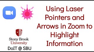 Using Laser Pointers and Arrows in Zoom to Highlight Info