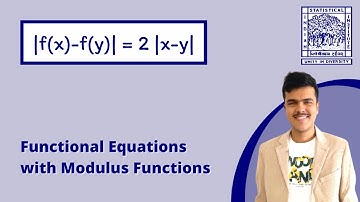 Functional Equations with Modulus Functions | The Cheat Solution | ISI B.Stat-B.Math 2015 Problem 8