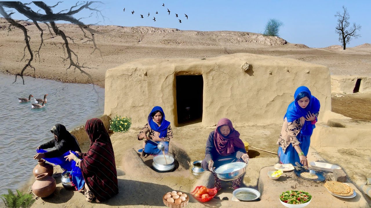 beautiful desert village women daily routine | traditional cooking | village life Pakistan