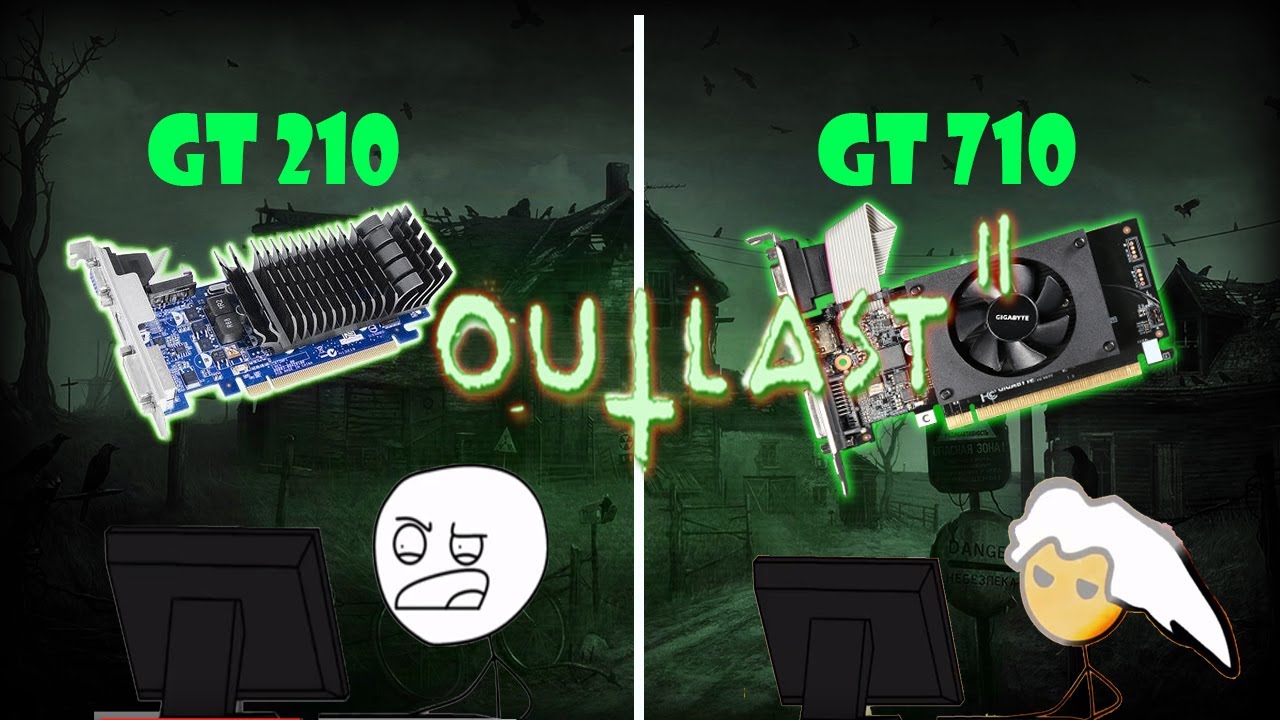 Outlast 2 Gt 210 Vs Gt 710 Gameplay Low Spec Vs High Spec befor And outlast-2-gt-210-vs-gt-710-gameplay-low-spec-vs-high-spec-befor-and