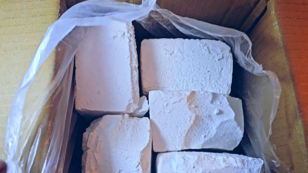 1 KG Jumbo Blocks Mass Crush Gym Chalk ASMR Satisfying Relaxing ...
