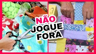 🌸COMO CORTAR E COSTURAR RETALHOS DO JEITO CERTO E APROVEITAR TODOS OS TECIDOS