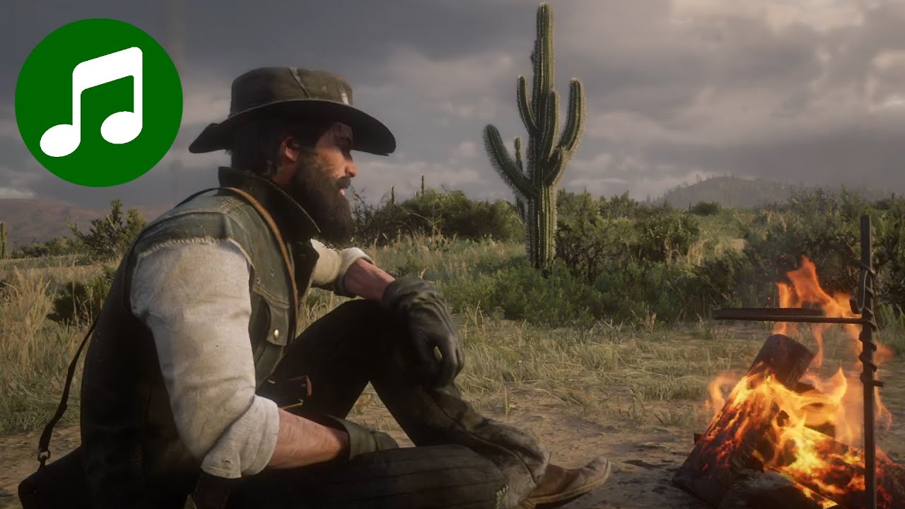 RED DEAD REDEMPTION 2 Ambient Music & Ambience 🎵 Campfire (RDR2