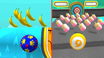Going Ball vs Rolling Ball Sky Escape  Walkthrough ,iOS Android Ball Run New Update (Part:126)