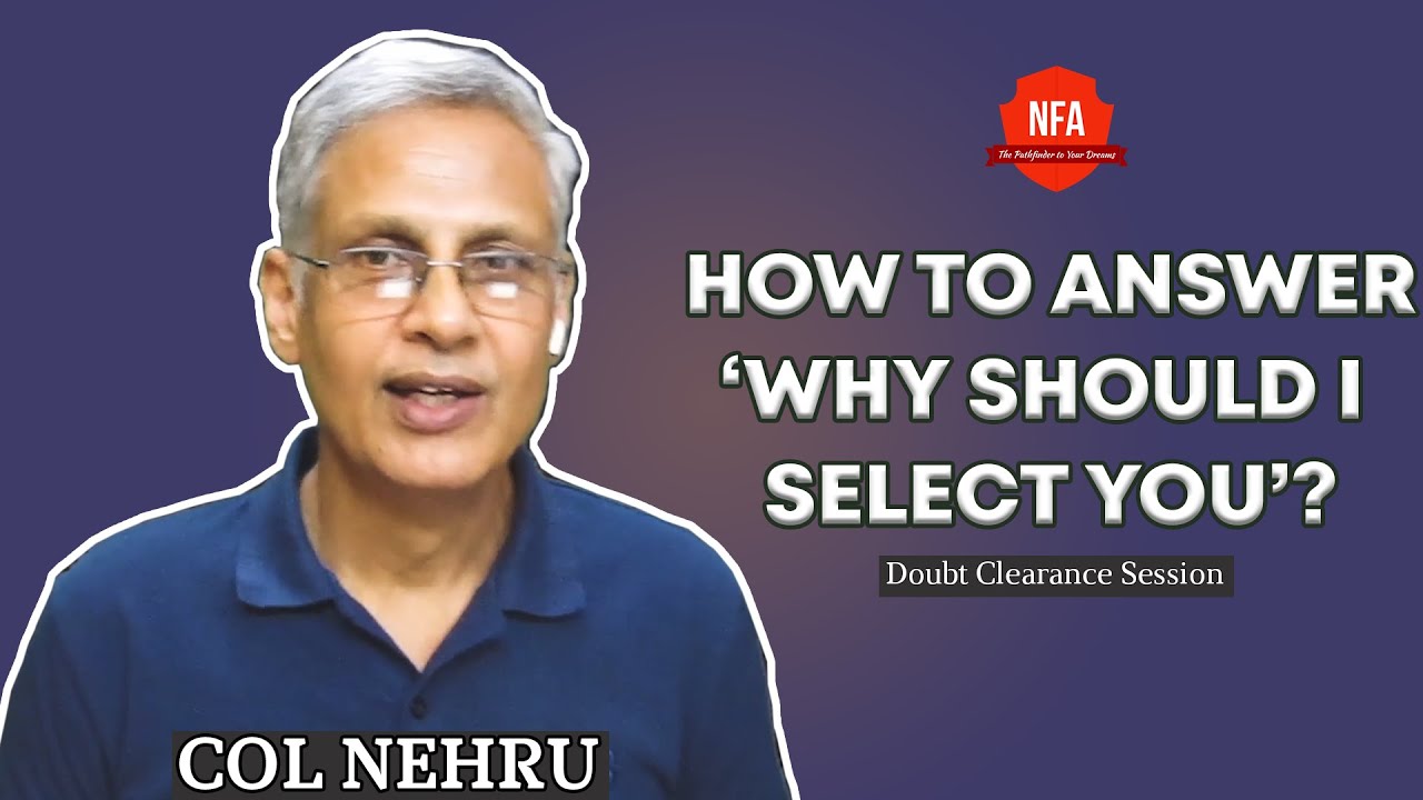 Часто задаваемые вопросы на собеседовании в SSB | Часть 2 | Полковник М. М. Неру, бывший заместит...