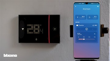 Smarther with Netatmo - the connected thermostat of BTicino: Use with Home + Control App