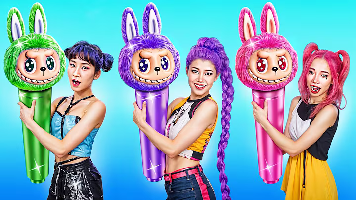 Labubu in Kpop Demon Hunters: Rumi And Huntrix Become Labubu Doll!