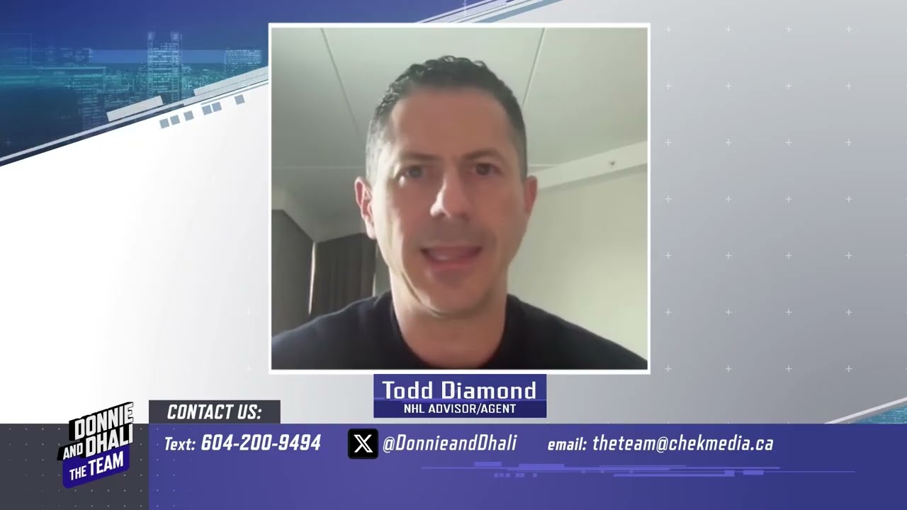 Todd Diamond on Tom Willander signing his entry level contract with the Canucks